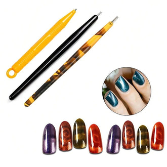 3PCS NAIL ART CAT EYE DESING MAGNET SET #04-0